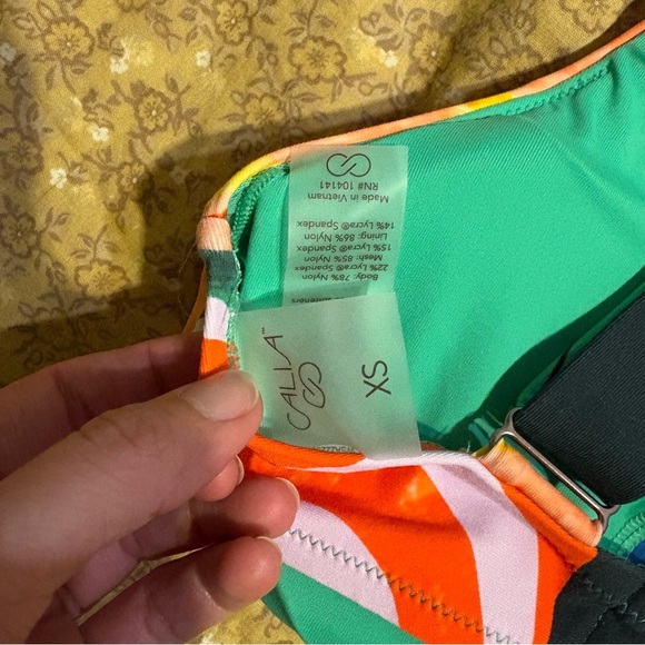 Calia Multicolor Bikini Top - Picture 3 of 3